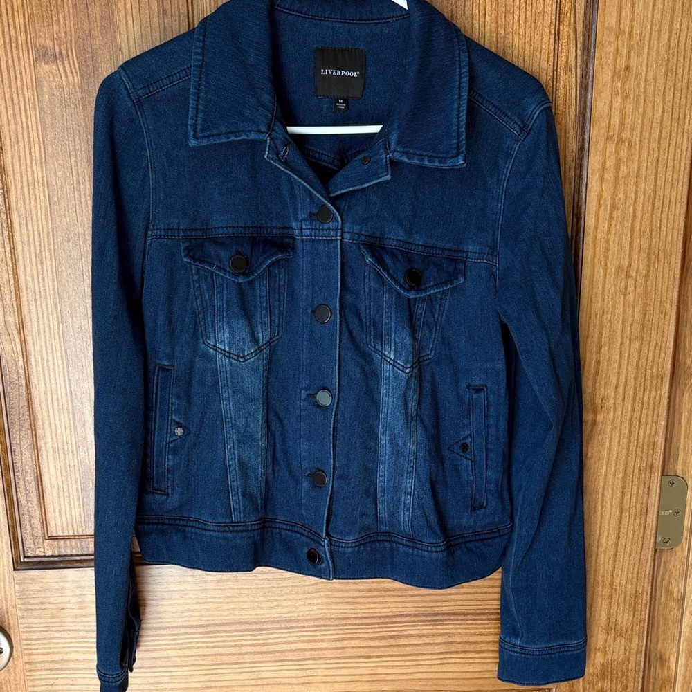 Liverpool Women's Dark Blue Jean Jacket